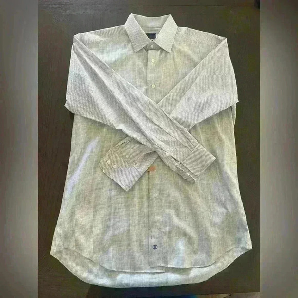 David Donahue DD Mens Dress Shirt Size 16.5.. 32/33 - Picture 2 of 5